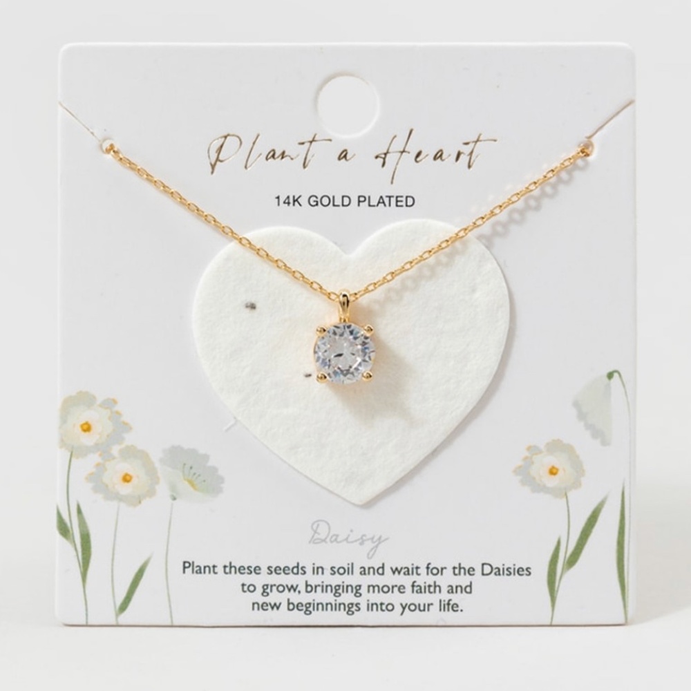 Daisy 14K Gold Dipped Pendant Necklace